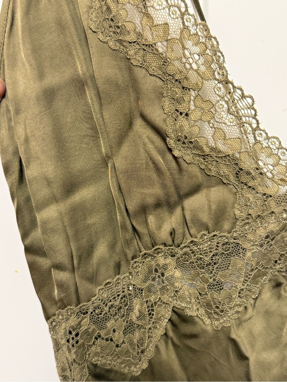 Spell Boudoir Slip Dress Olive Green NWT Size L - Picture 9 of 16